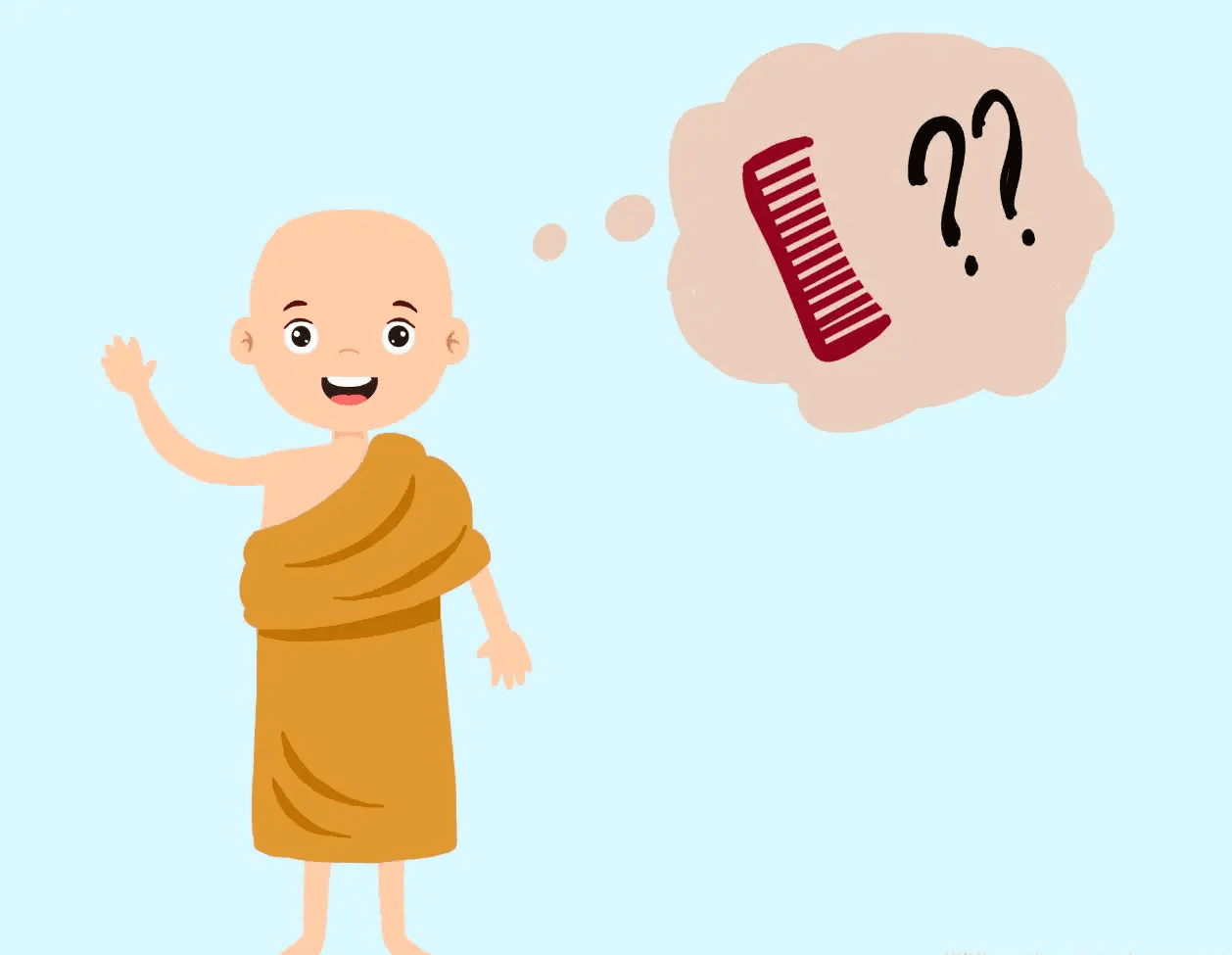 Selling Combs To A Bald Monk