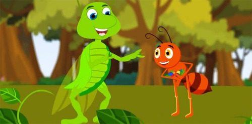 The Ant and a Grasshopper