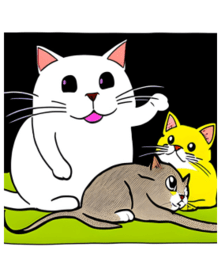 Tom, Jerry, and Mittens