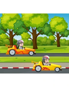 Two Best Friends: Car Race